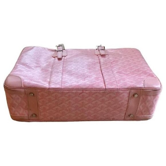 🌸 SUPER RARE🌸 Authentic Goyard Ambassade MM Briefcase PINK Sakura DISCONTINUED - Picture 4 of 16